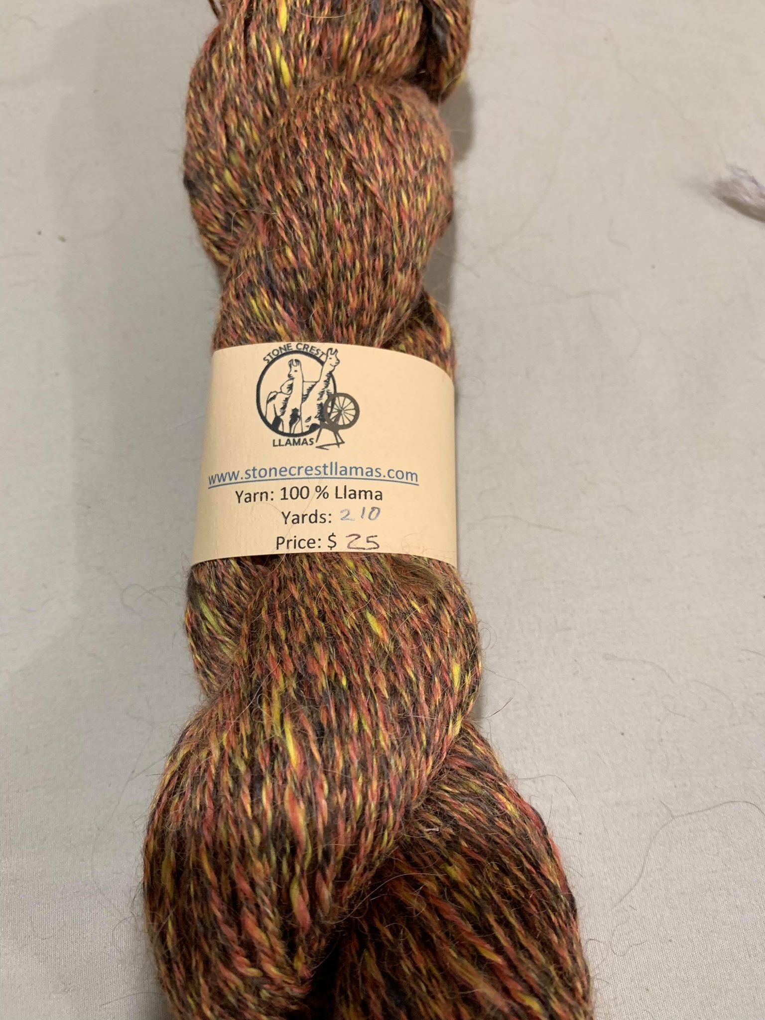 100% Llama Yarn - Brown